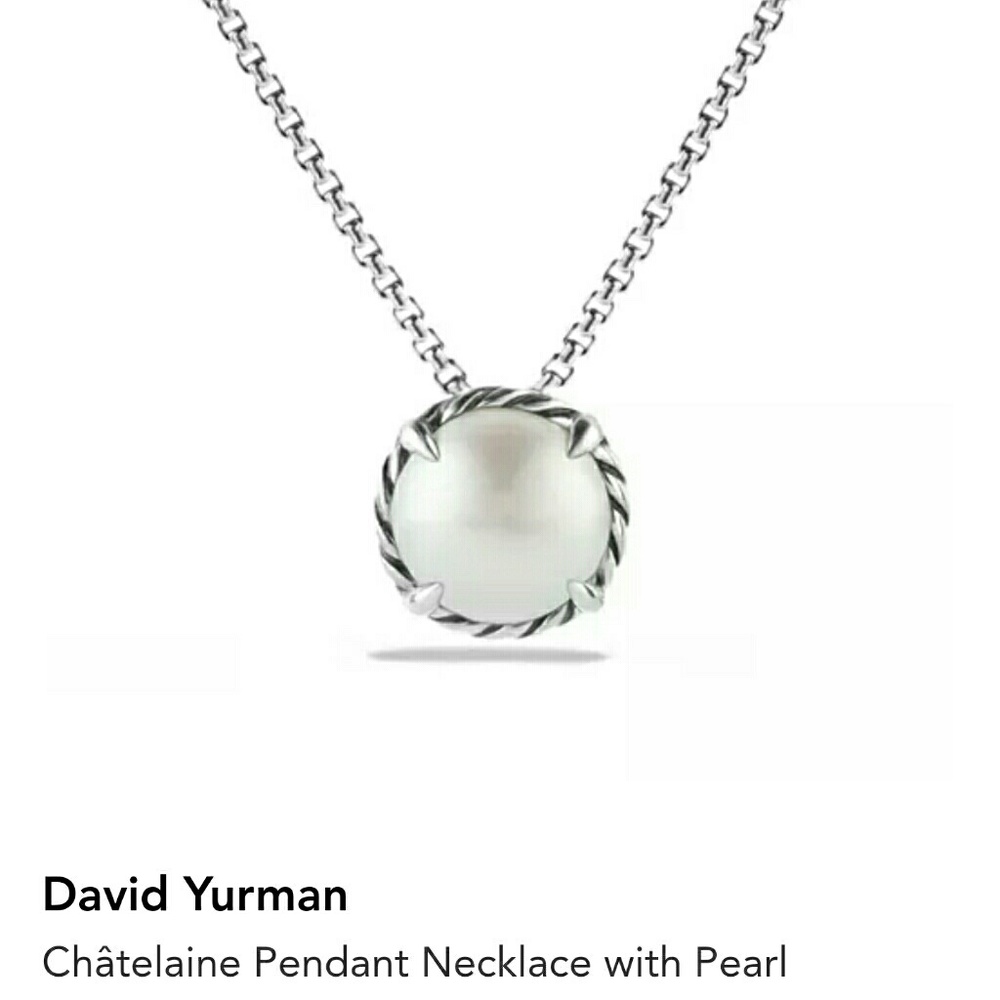 David Yurman Chatelaine Pearl Pendant